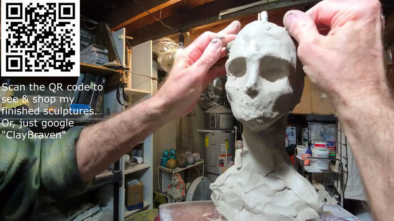 Sculpting in Clay & Concrete at ClayBraven Studio