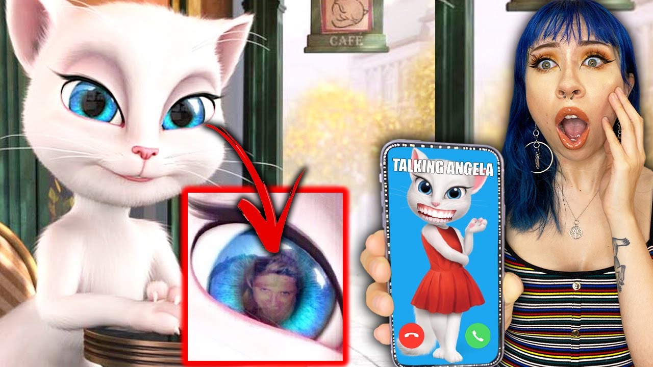DO NOT DOWNLOAD the Talking Angela App at 3AM !! *THIS IS WHY*  (ANGELA IS EVIL!!!)