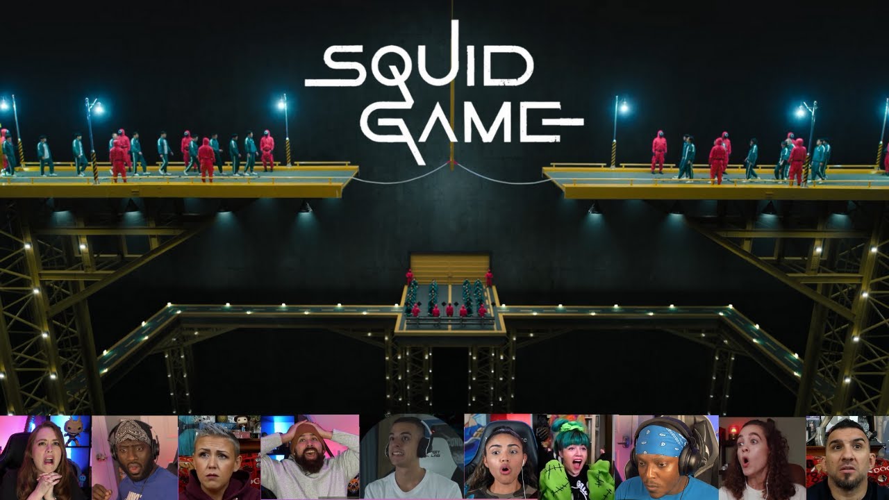 Reactors Reaction to the TUG OF WAR Ending | Squid Game Episode 4 Season 1 (2021)