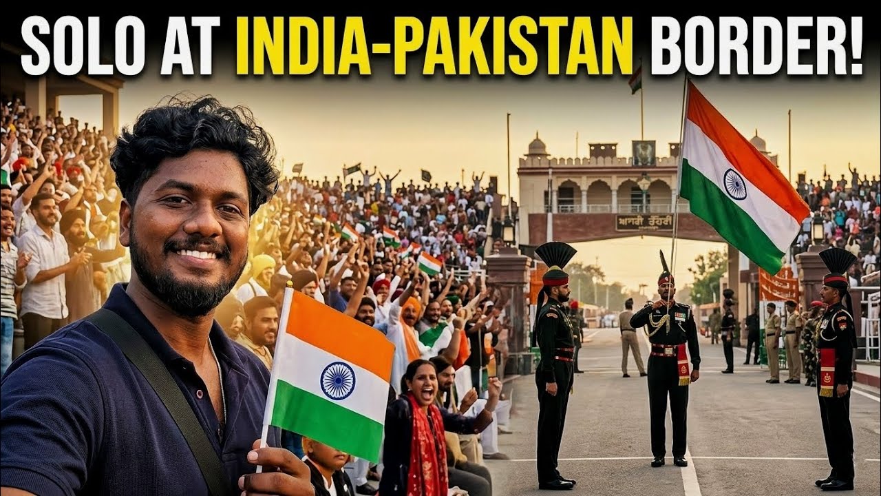 അതിർത്തിയിലെ ആവേശം! 🇮🇳🇵🇰 Solo trip to indo-pak border😻 #IndoPakBorder #AttariBorder #TravelMalayalam