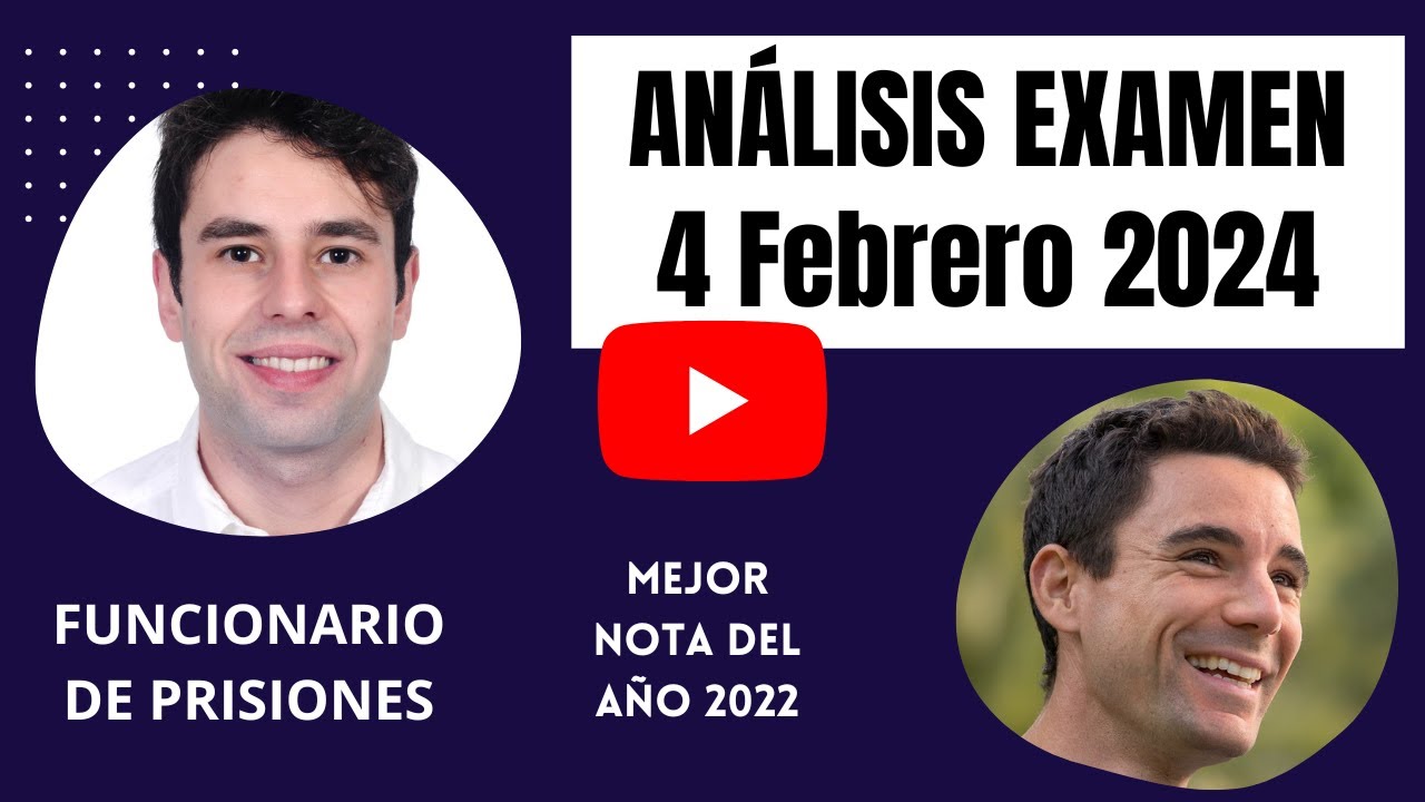 Examen OEP 2023 funcionario prisiones 4 febrero 2024 con respuestas oposición Cuerpo de Ayudantes