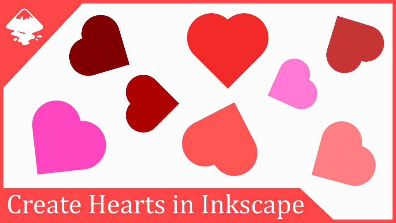 Inkscape for Beginners: How to Draw Hearts