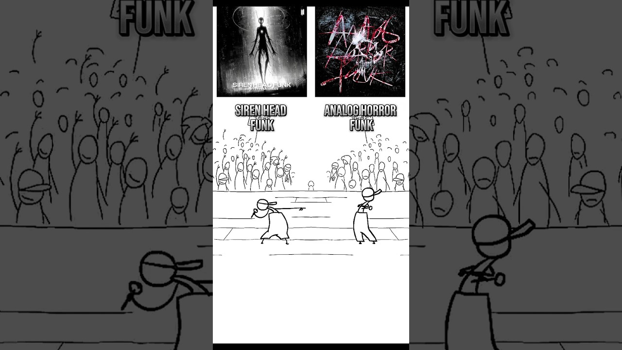 SIREN HEAD FUNK Vs ANALOG HORROR FUNK 💀 #shorts #shortsfeed