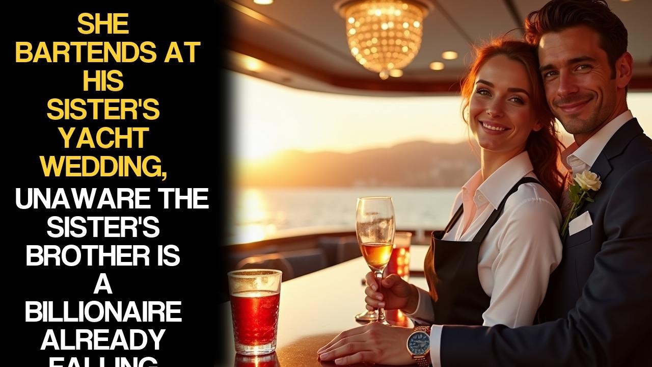 She Bartends At His Sister's Yacht Wedding, Unaware The Brother Is A Billionaire Already Falling