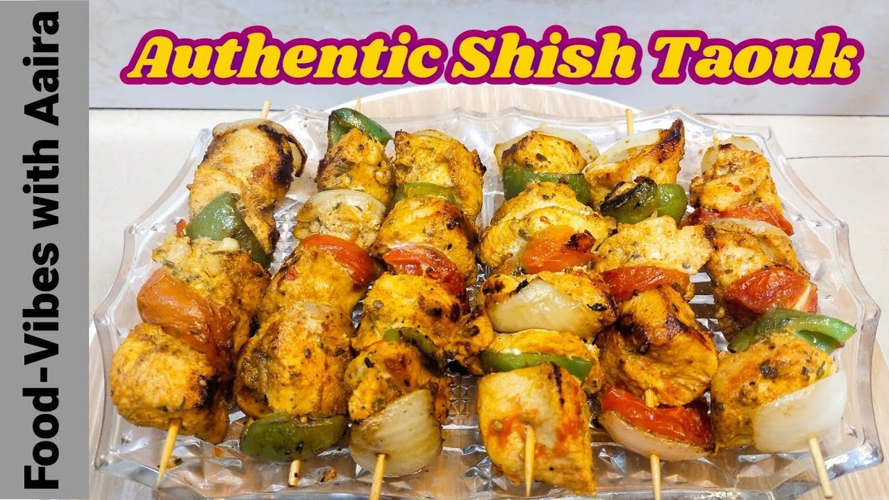 Chicken Shish Taouk Recipe//Chicken sekware//Chicken Shashlik Recipe by Food-Vibes with Aaira//