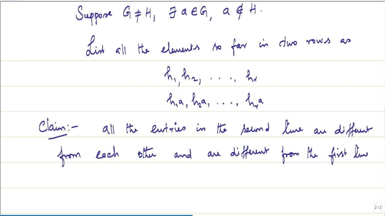 Lagrange Theorem || Tamil ||