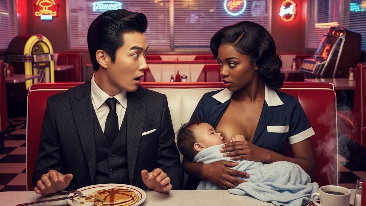 RUTHLESS KOREAN MAFIA BOSS BABY’S Cried Non Stop Until A BLACK WAITRESS BREASTFED HIM To Life