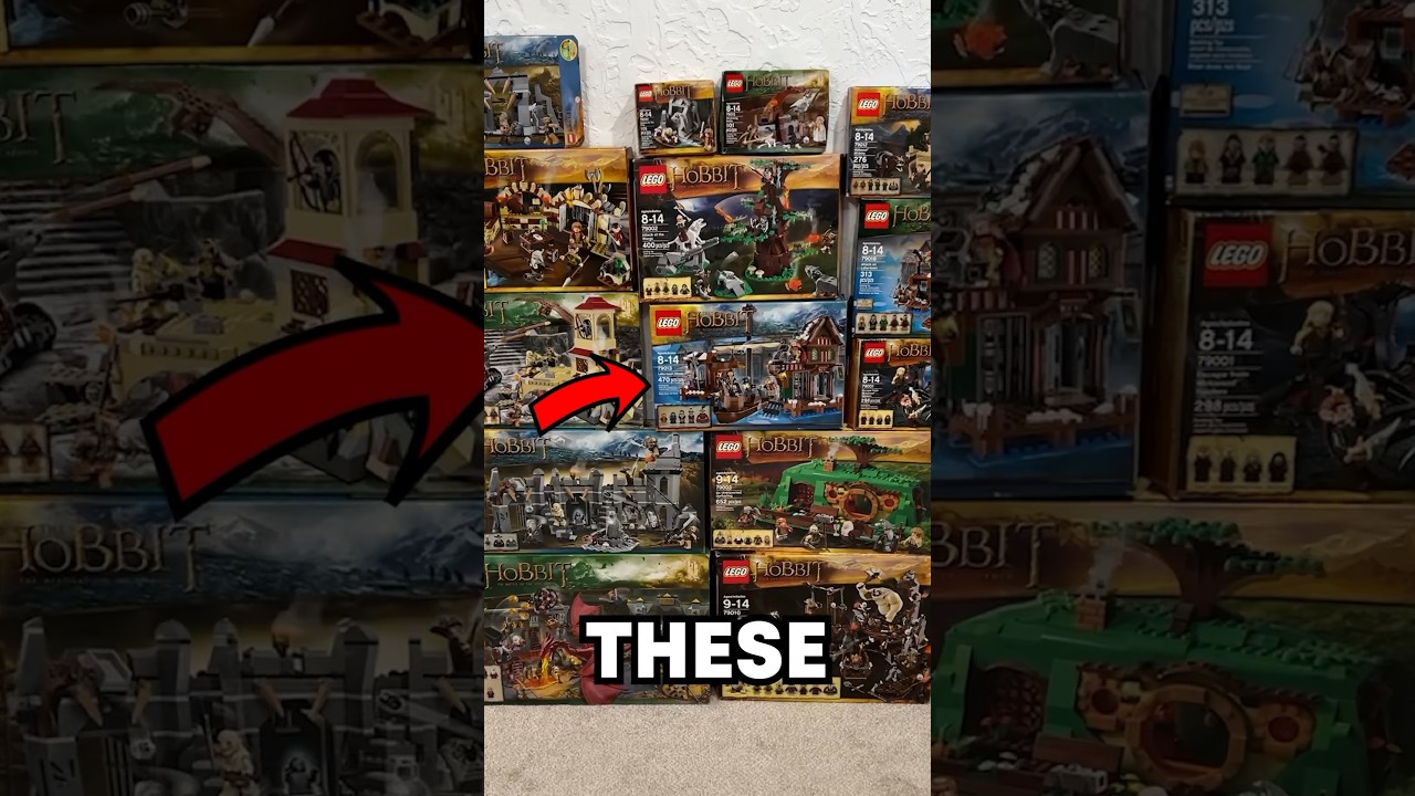 Zbudowałem KAŻDY zestaw LEGO Hobbit...