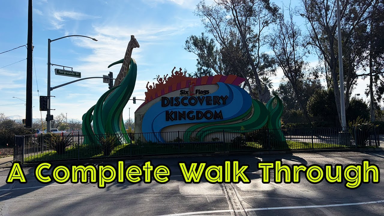 Six Flags Discovery Kingdom Complete Walking Tour 2026