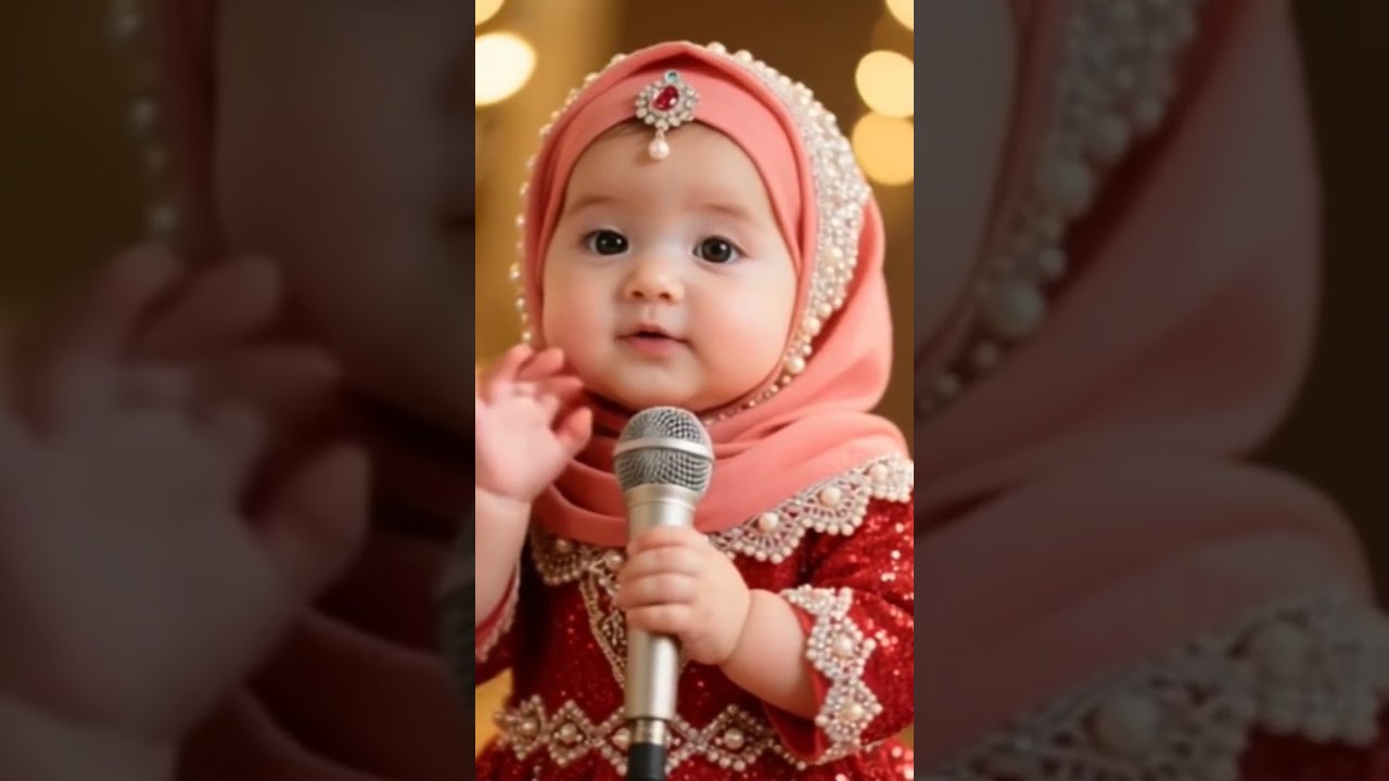 Cute Baby Reciting Quran💕Islamic Video For Kids #shorts​ #islamicshorts​ #kidsvideo​ #aibaby​ #islam