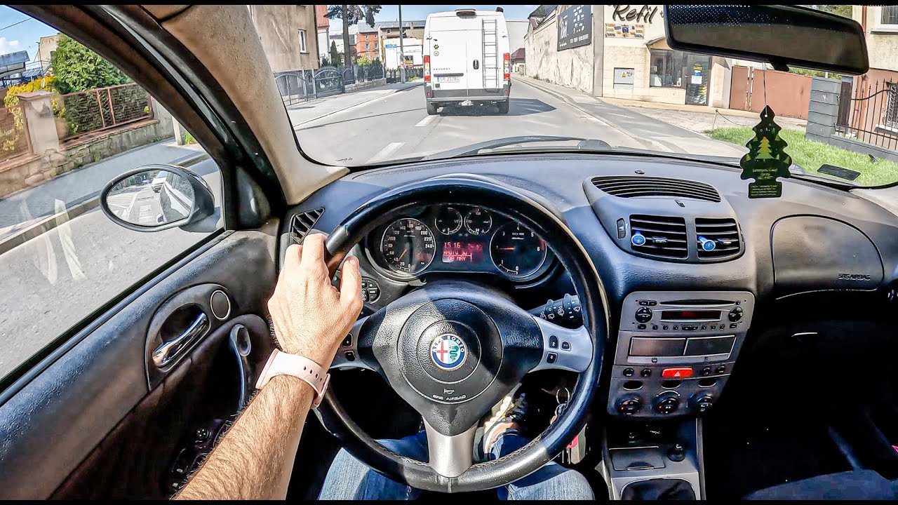 2005 Alfa Romeo 147 [1.9 MultiJet 8v 120HP] | POV Test Drive #1208 Joe Black