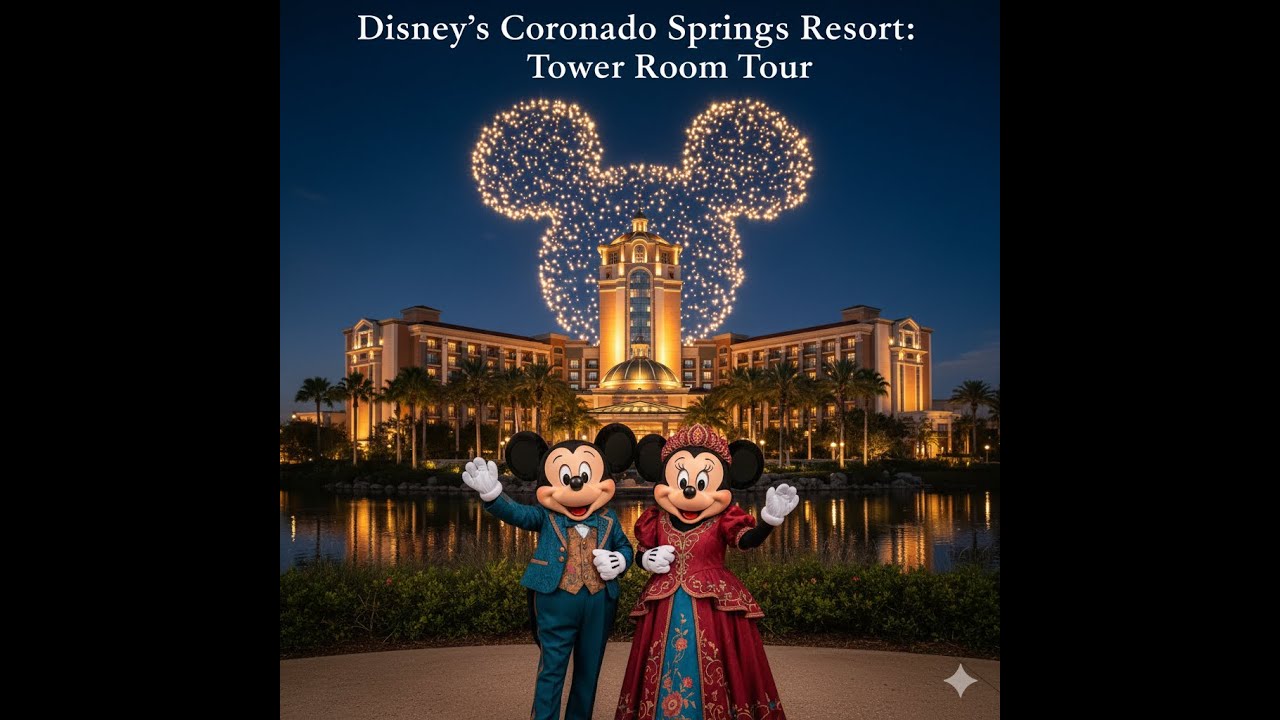 Курорт Disney's Coronado Springs: Экскурсия по номерам в башне | Обзор курорта Walt Disney World