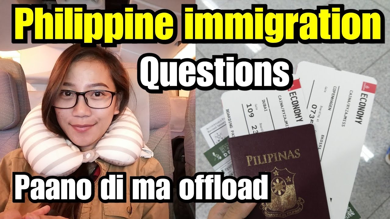PHILIPPINE IMMIGRATION QUESTIONS for first time Au Pairs + Na Random check ako!  |Vlog #18
