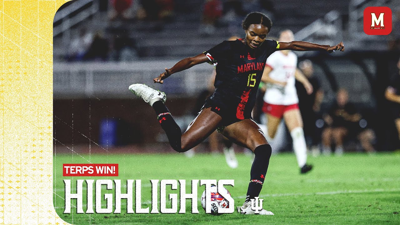 Maryland Women's Soccer Highlights | Indiana