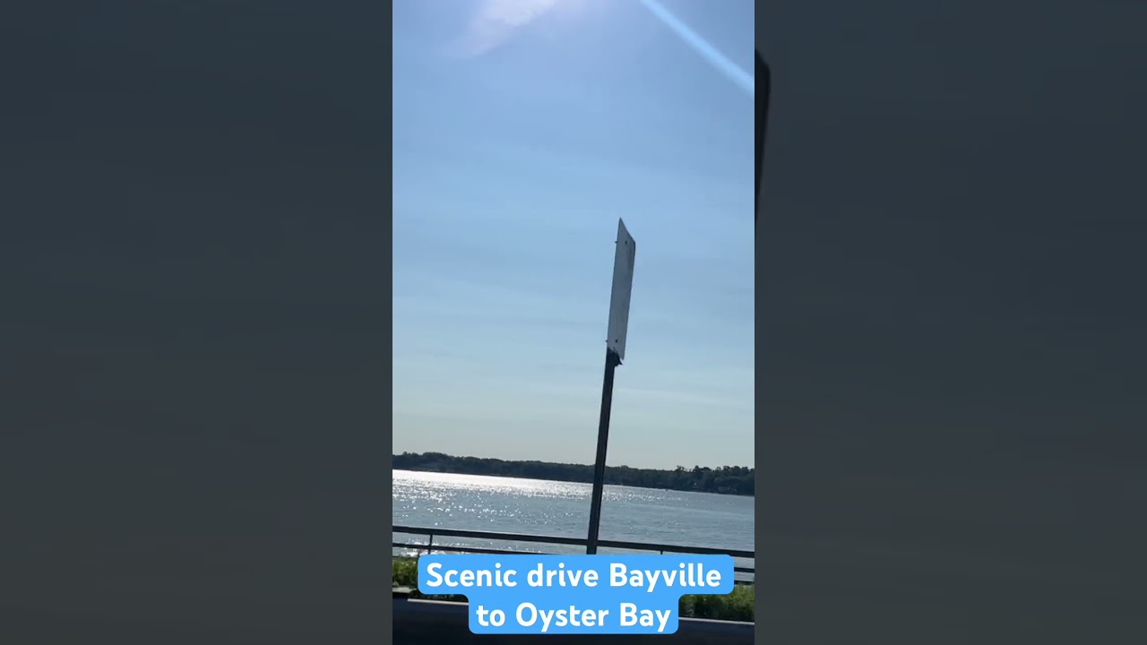 Scenic Drive from Bayville,  to oyster Bay, NY.   Beautiful sunshine! #drive #beautifuldrive