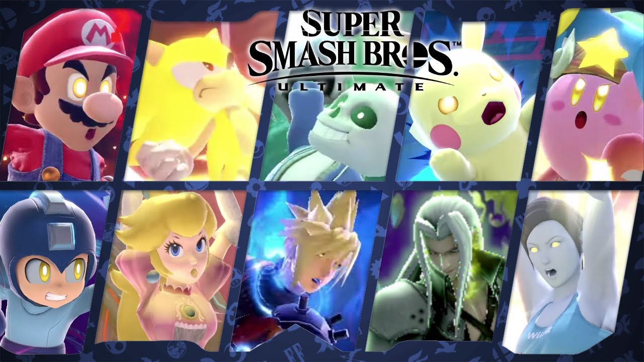 All Final Smashes (Sephiroth update) | Super Smash Bros. Ultimate ᴴᴰ