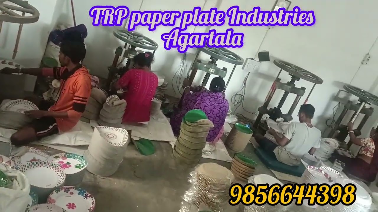 Tirupati paper plate Industries Agartala,Tripura( w), ph 9856644398