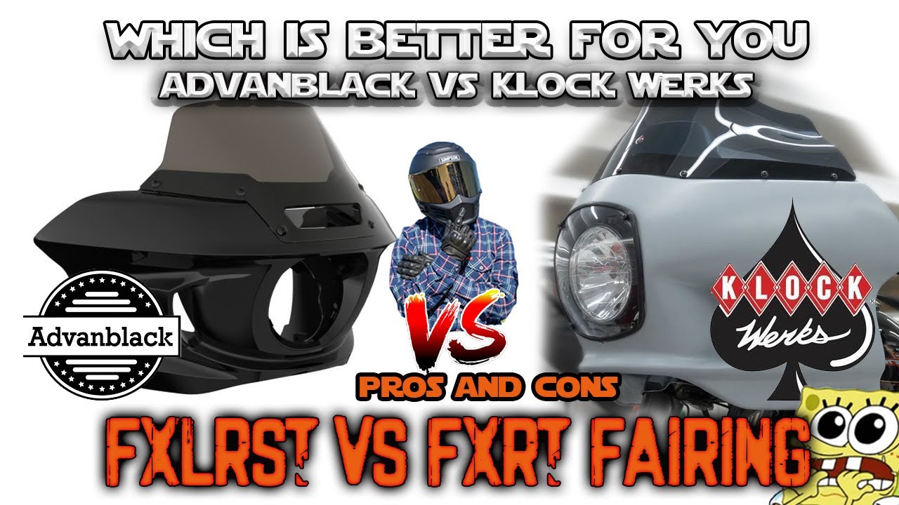Advanblack FXLRST Fairing VS Klock Werks FXRT Fairing - Which is Better for you - Full Breakdown