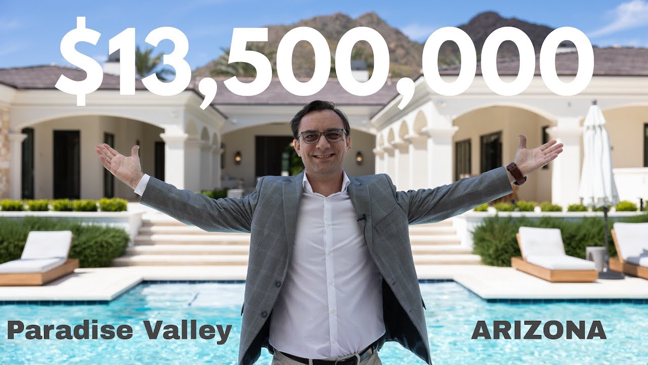 Visitez une villa de luxe à Paradise Valley, Arizona avec Arnaud Lavigne, agent immobilier de luxe.