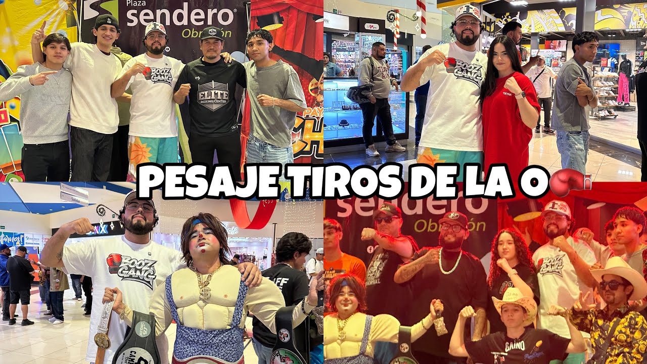 ASI FUE EL PESAJE PARA TIROS EN LA O 🥊🎡| BoozGang | Obregon, Sonora