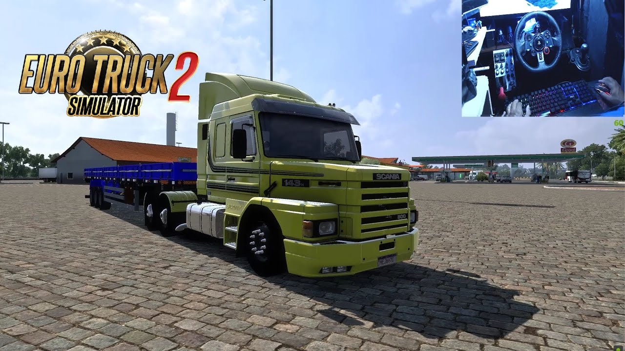 Euro Truck Simulator 2 - Scania H143 -Aquele Role  Button Box Vertical M7 RTX3060 Parte 2