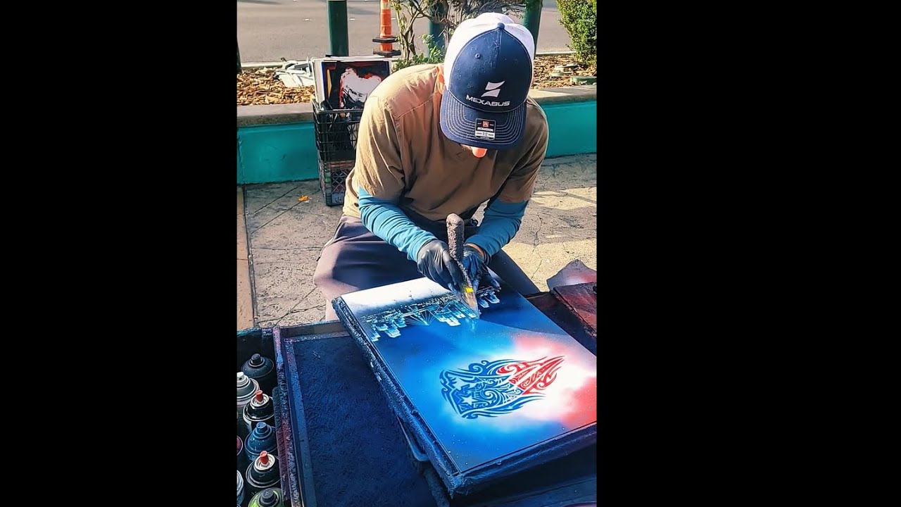 Vegas spray paint art Jan 23