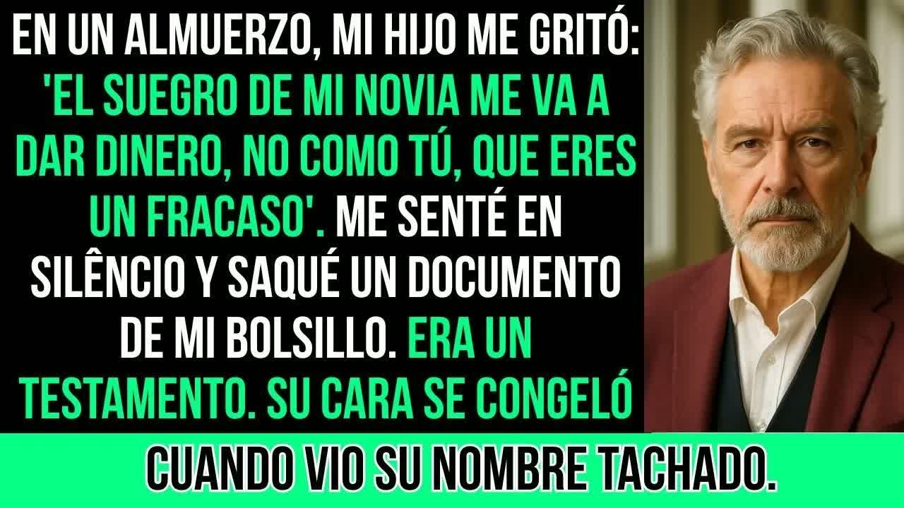 Mi Hijo Me Humilló Frente A Su Suegro： ＂Eres Un Fracaso＂  Le Mostré El Testamento