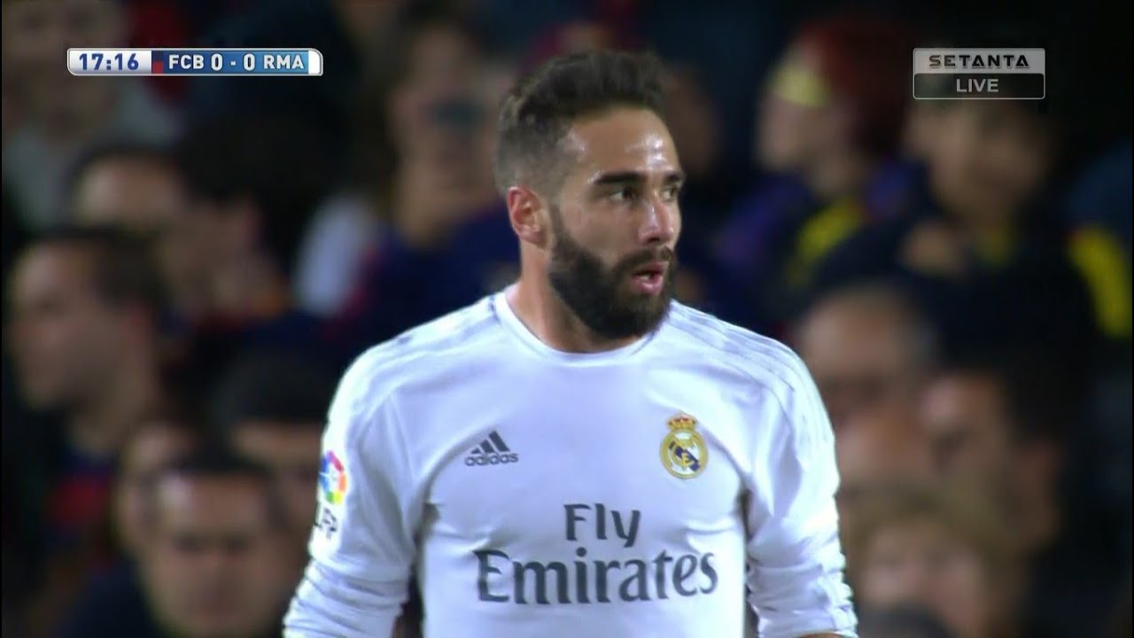Dani Carvajal vs  FC Barcelona Away HD 1080p (02/04/2016)