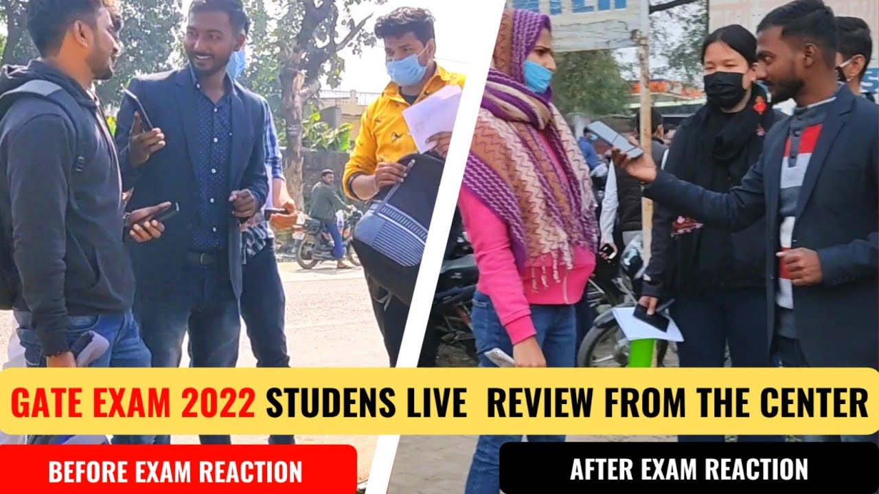 Before and after GATE  Exam Students Reaction | Live Students Review from center | Realistic Gyan