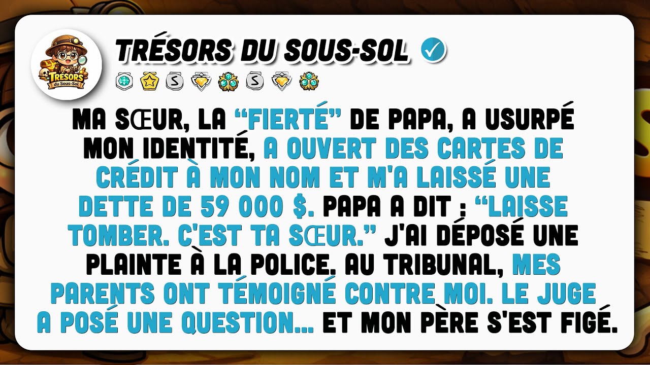J'ai Dénoncé Ma Sœur. On M'a Jugé Vindicatif, Mais La Question Du Juge A Tout Changé.