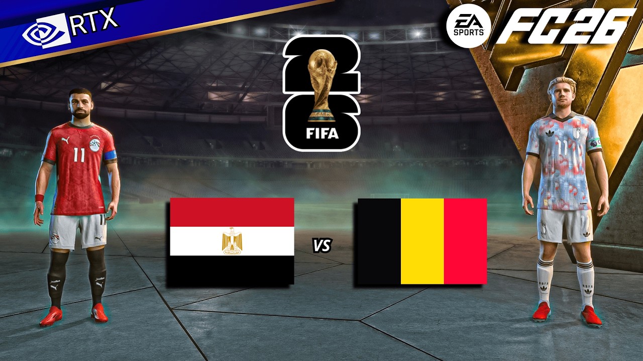 FC 26 - Egypt vs Belgium Ft. Marmoush, Trossard | FIFA World Cup 2026 Full Match | PC™ [4K60]