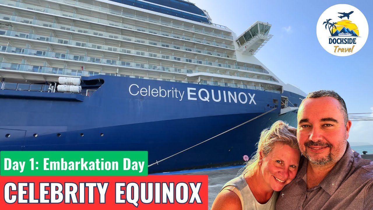 Celebrity Equinox, день 1: посадка, отплытие и множество десертов