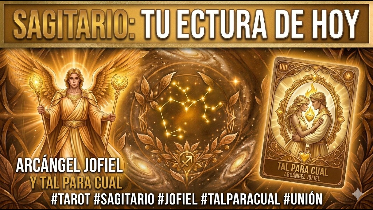 SAGITARIO: ¡La Unión Perfecta! ♐ Arcángel Jofiel y la carta Tal para Cual