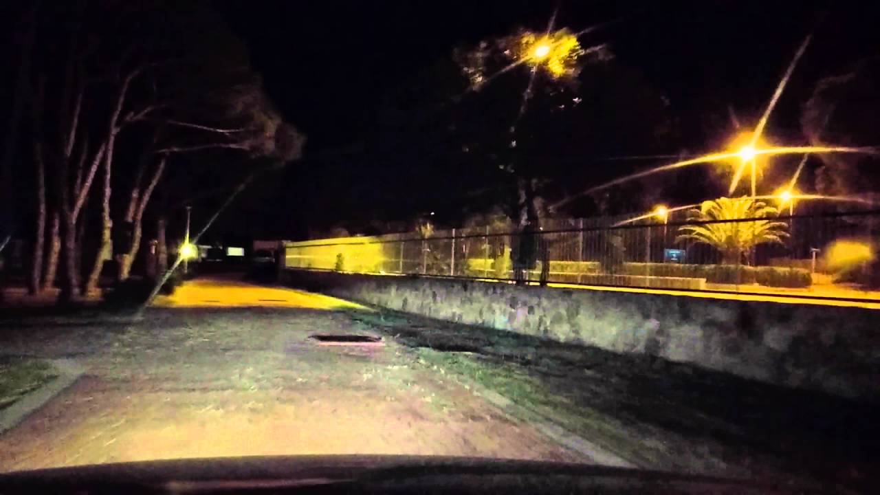 Inside camping Baia Blu La Tortuga (dashcam video)