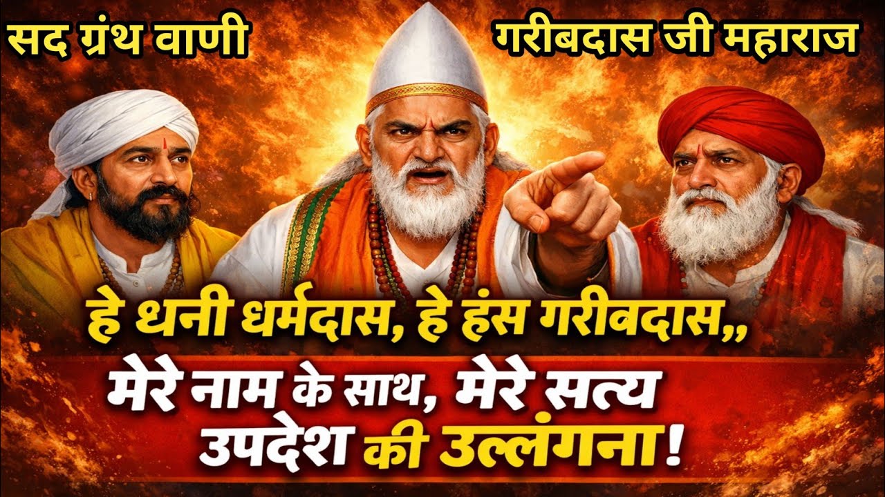 वाणी गरीब दास जी ☝️ परमात्मा के विरुद्ध की जा रही भक्ति का सबसे बड़ा सच | Spiritual Truth🙏
