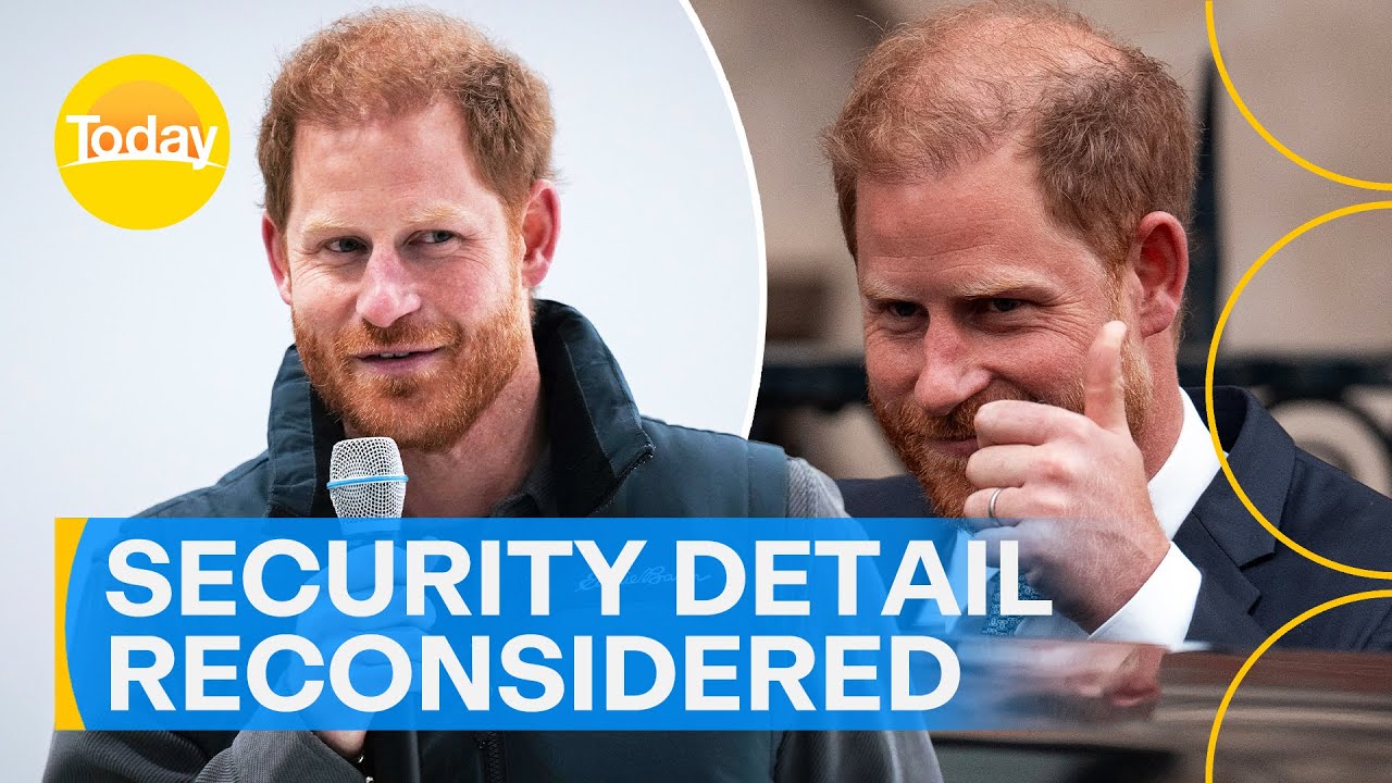 Prince Harry's UK security detail reconsidered | Today Show Australia