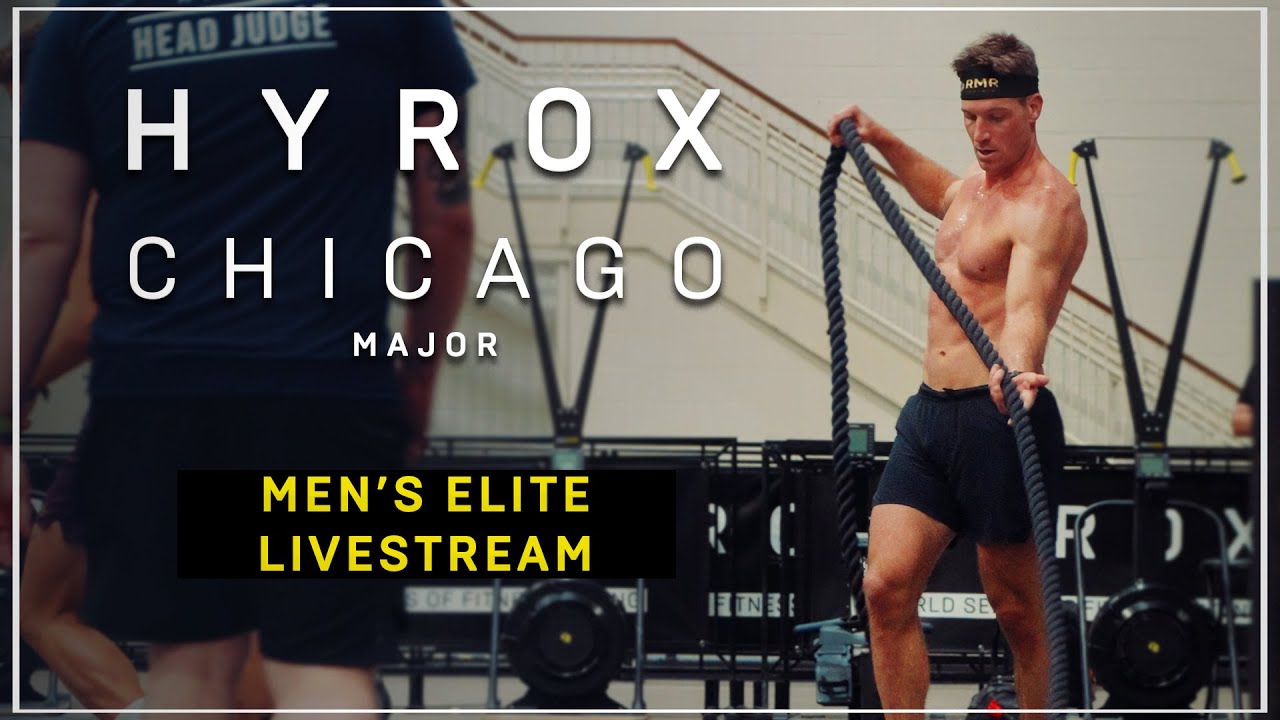 MAJOR | HYROX CHICAGO | 🔴 ПРЯМАЯ ТРАНСЛЯЦИЯ МУЖСКОГО ГОНКИ ELITE — 4K