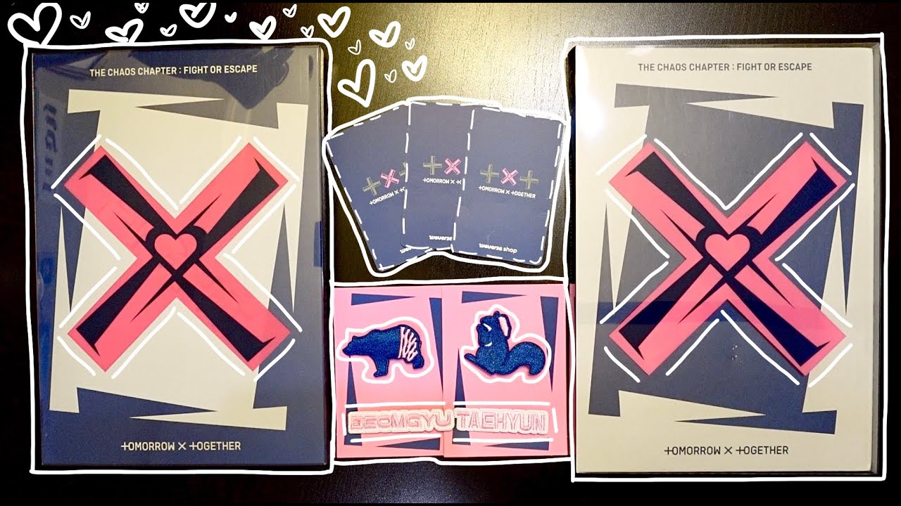 TXT CHAOS CHAPTER: FIGHT OR ESCAPE WEVERSE PRE-ORDER BENEFIT | UNBOXING 💞