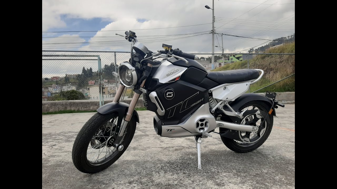 Super Soco TC Max, Moto electrica. ¿La más potente de Quito-Ecuador?