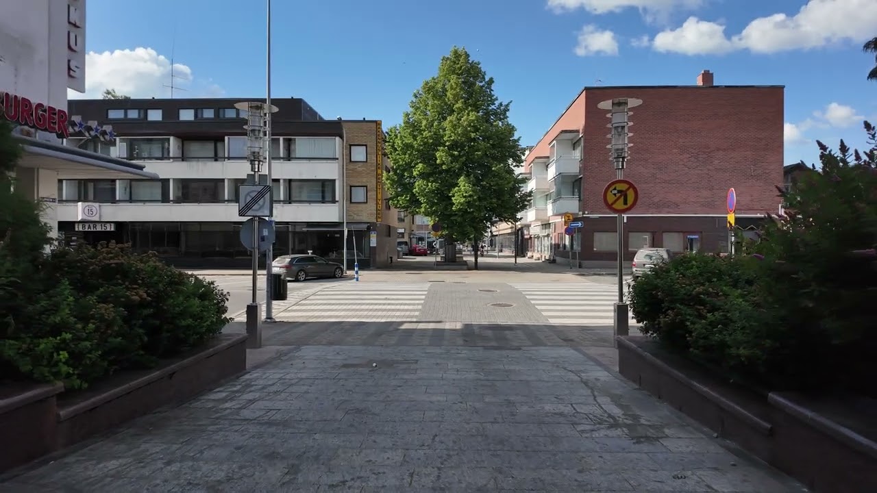 Sein&auml;joki Walking Tour from Train Station to City Centre 🇫🇮 | Sein&auml;joki Finland 4K