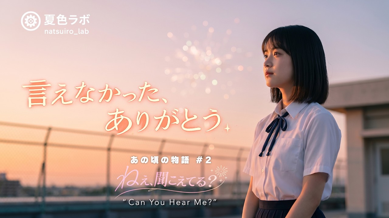 泣きたくなるほどに あの日々が眩しい｜【ねぇ、聞こえてる？】青春バラード Lyric短編MV