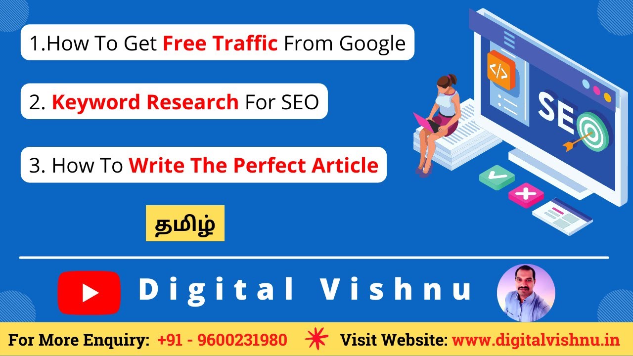 How To Get Free Traffic From Google | Keyword Research For SEO | How To Write The Perfect Article