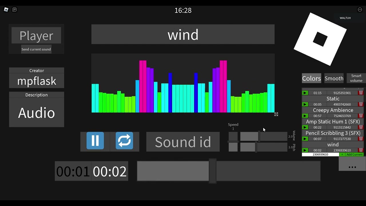 Some Interminable rooms entity sound IDs (A-SECTION)