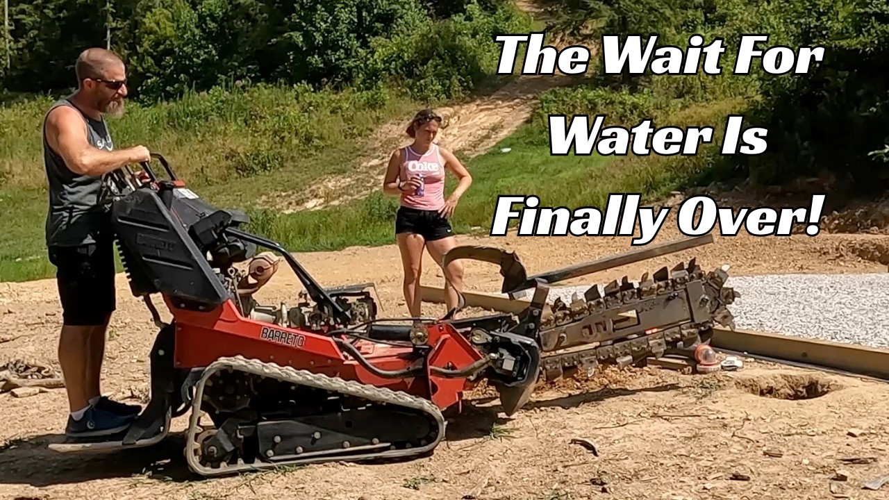 Trenching 200 Ft Main Water Line