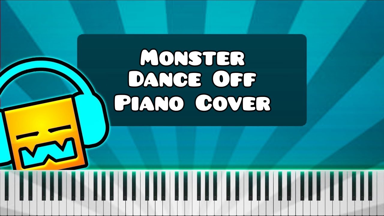 Monster Dance Off by F-777 - Piano Tutorial / Cover (Geometry Dash)