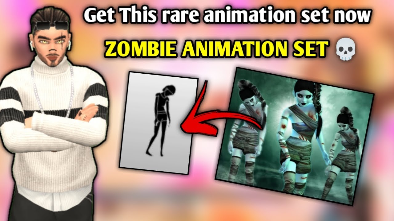 Get This Rare Zombie animation set on avakinlife 2024 || Zombie animation set on avakinlife 2024
