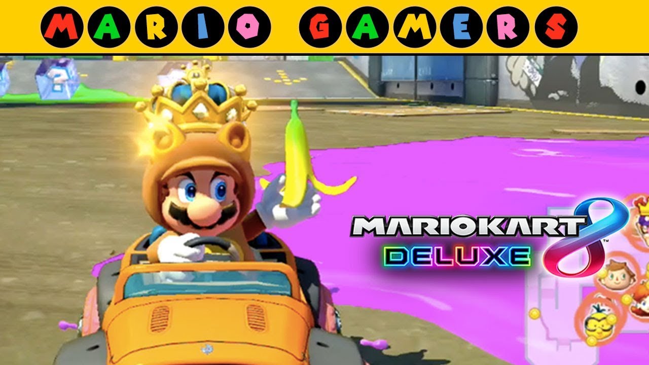Mario Kart 8 Deluxe - Coin Runners - Tanooki Mario Gameplay | MarioGamers