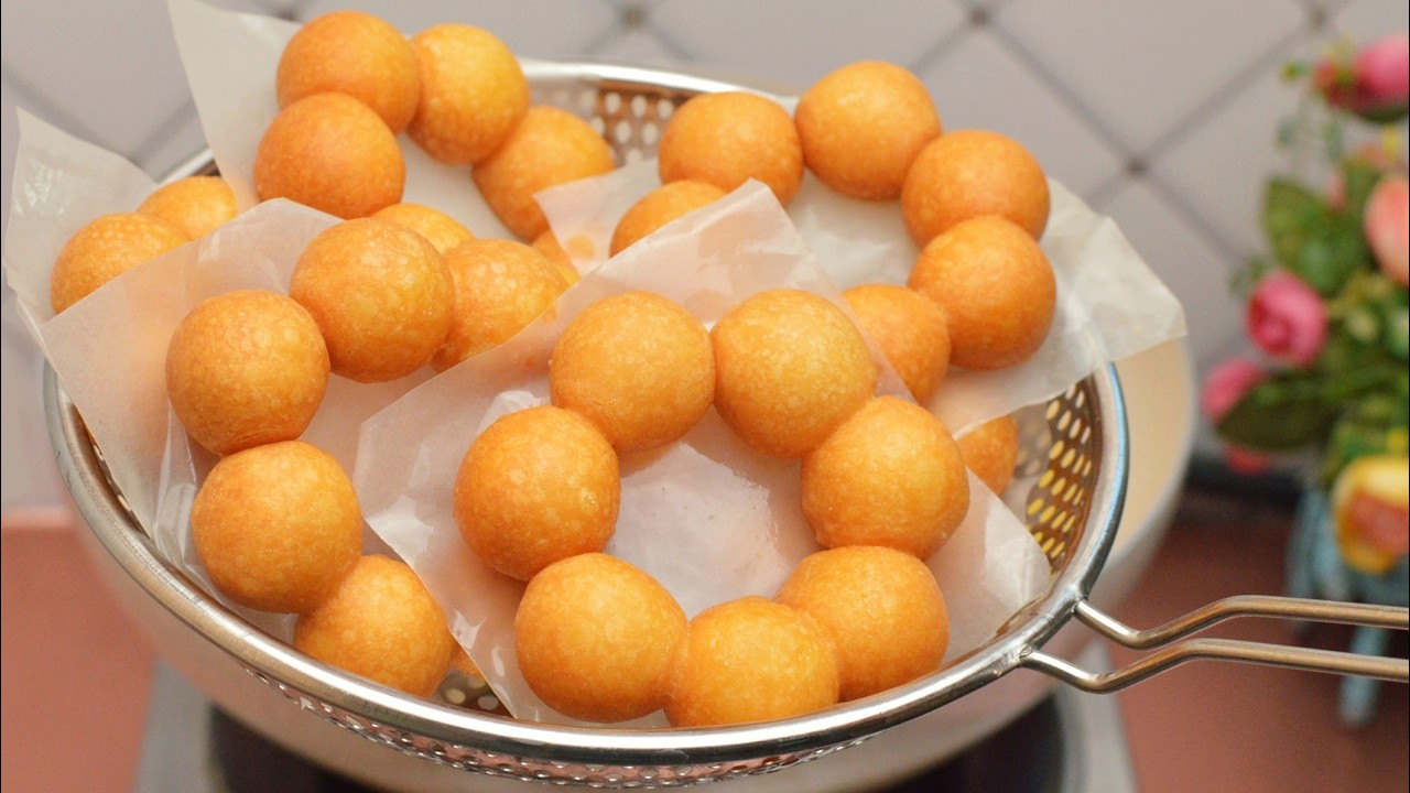 JANGAN PAKE TERIGU! DONAT MOCHI  EMPUK DITAMBAH MAIZENA