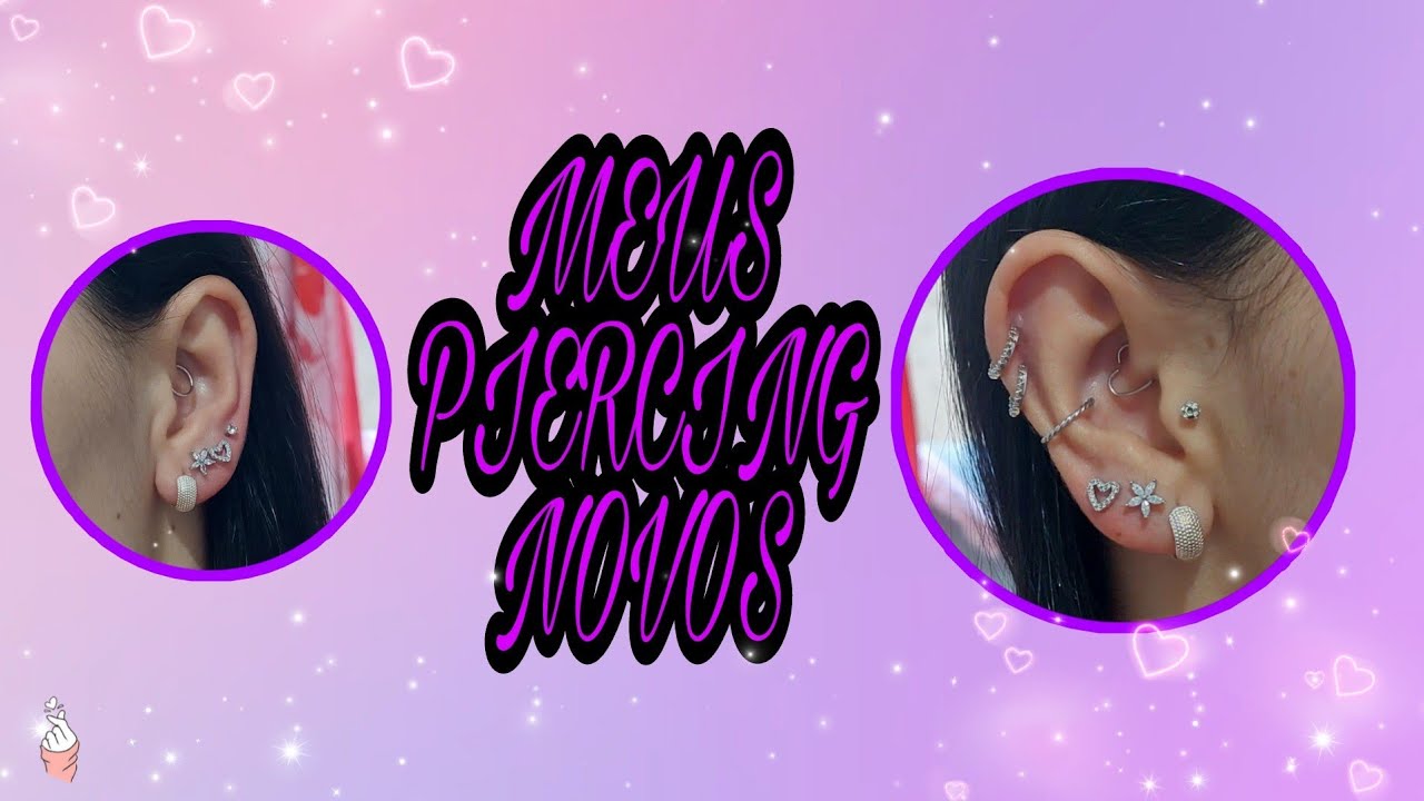 TROCANDO MEUS PIERCING NOVOS/ shopee