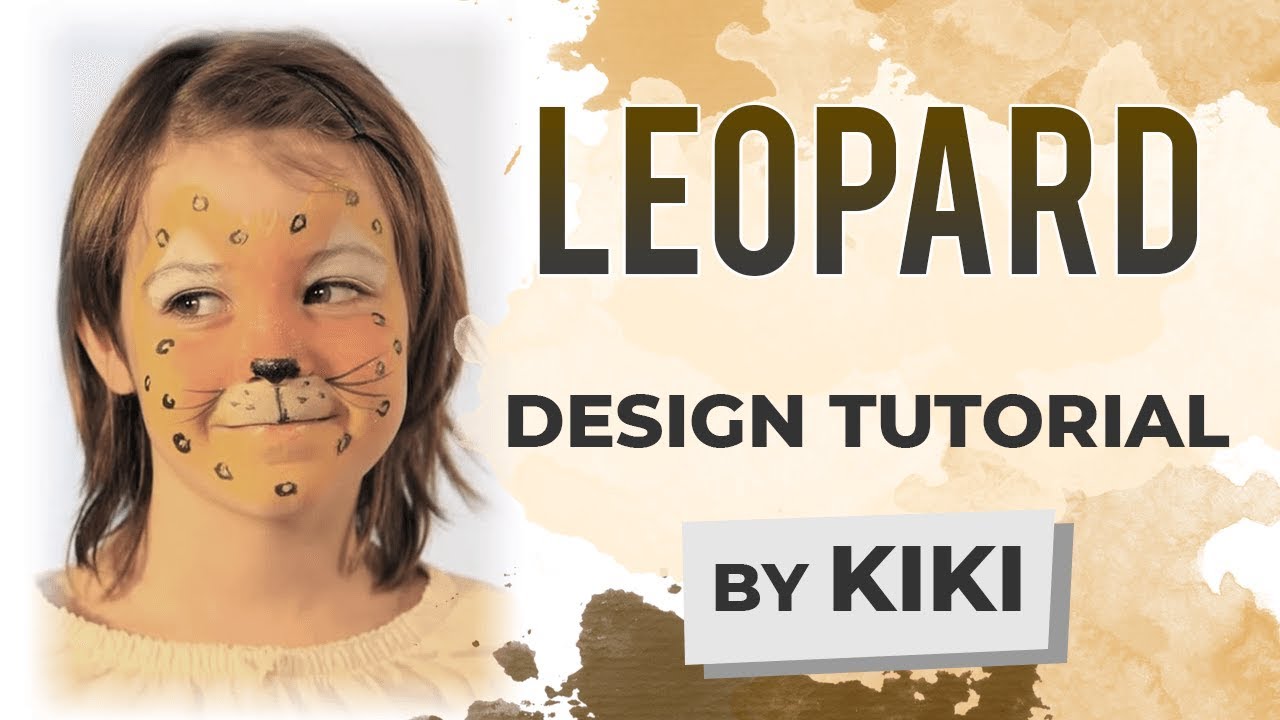 Leopard Face Painting Tutorial